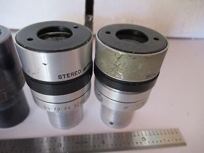 FOR PARTS LOT 4 EA AO + BAUSCH EYEPIECES OCULAR MICROSCOPE PART OPTICS #60-A-10