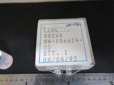 OPTICAL OUTPUT LENS COATED SPECTRA PHYSICS OPTICS AS PICTURED &FT-1-A-75