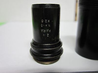 MICROSCOPE PART VINTAGE OBJECTIVE WATSON LONDON 2 INCHES OPTICS BIN#P5-57