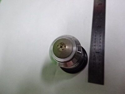 MICROSCOPE PART OBJECTIVE OLYMPUS HI 100X PLAN OPTICS AS IS B2-M-05