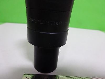 MICROSCOPE PART EYEPIECE OCULAR LEITZ GERMANY 10X  OPTICS AS IS BIN#72-93