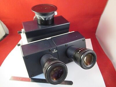 LEICA DMR GERMANY HEAD 551011 BINOCULAR MICROSCOPE PART OPTICS &100-30