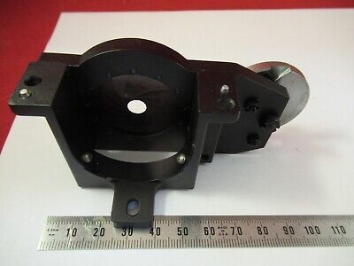 ZEISS POLMI GERMANY IRIS DIAPHRAGM ASSEMBLY OPTICS MICROSCOPE AS PIC &12-A-69