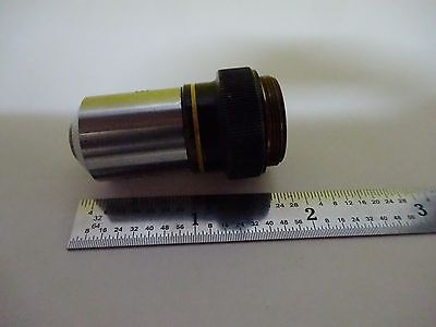 MICROSCOPE PART OBJECTIVE OLYMPUS M20 OPTICS AS IS BIN#W8-DC-18