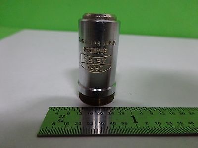 MICROSCOPE PART OBJECTIVE ZEISS GERMANY 10X  OPTICS AS IS BIN#W8-56