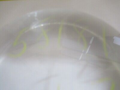 FOR PARTS OPTICAL LARGE LENS PLANO CONVEX unfinished OPTIC AS PICTURED &FT-6-210