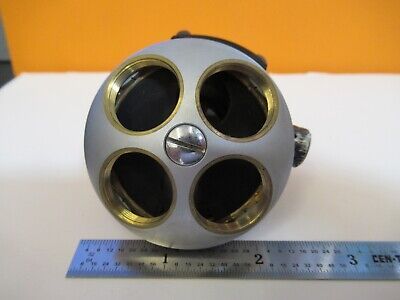 VICKERS UK ENGLAND NOSEPIECE ASSEMBLY MICROSCOPE PART AS PICTURED &1E-C-60