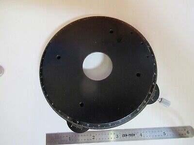 CARL ZEISS GERMANY POLARIZER STAGE TABLE MICROSCOPE PART AS PICTURED &1E-C-53