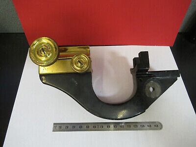 ANTIQUE LEITZ WETZLAR GERMANY LIMB STAGE MICROSCOPE PART AS PICTURED &B1-B-13