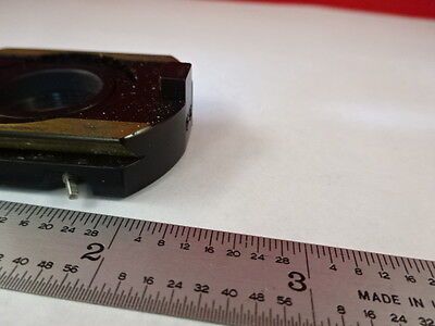 MICROSCOPE PART ZEISS POLARIZER OBJECTIVE HOLDER POL OPTICS AS IS #X6-B-12