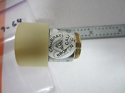 MICROSCOPE OBJECTIVE OLYMPUS MSPLAN 10X OPTICS BIN#K9-64