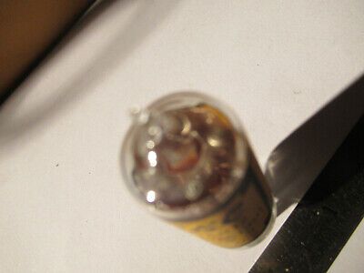 ANTIQUE QUARTZ RADIO CRYSTAL GEC ENGLAND GLASS HOLDER FREQUENCY CONTROL #F4-A-75