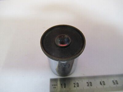 ANTIQUE ERNST LEITZ WETZLAR  EYEPIECE 10X MICROSCOPE PART AS PICTURED &B1-B-19