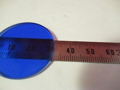 CARL ZEISS GERMANY BLUE GLASS FILTER MICROSCOPE PART OPTICS &P8-A-08