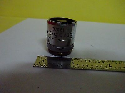 MICROSCOPE PART OBJECTIVE REICHERT AUSTRIA EPI 5X OPTICS AS IS BIN#X2-35