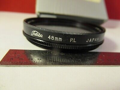 OPTICAL TOSHIBA POLARIZER LENS FILTER 48mm OPTICS AS PICTURED &1E-B-65