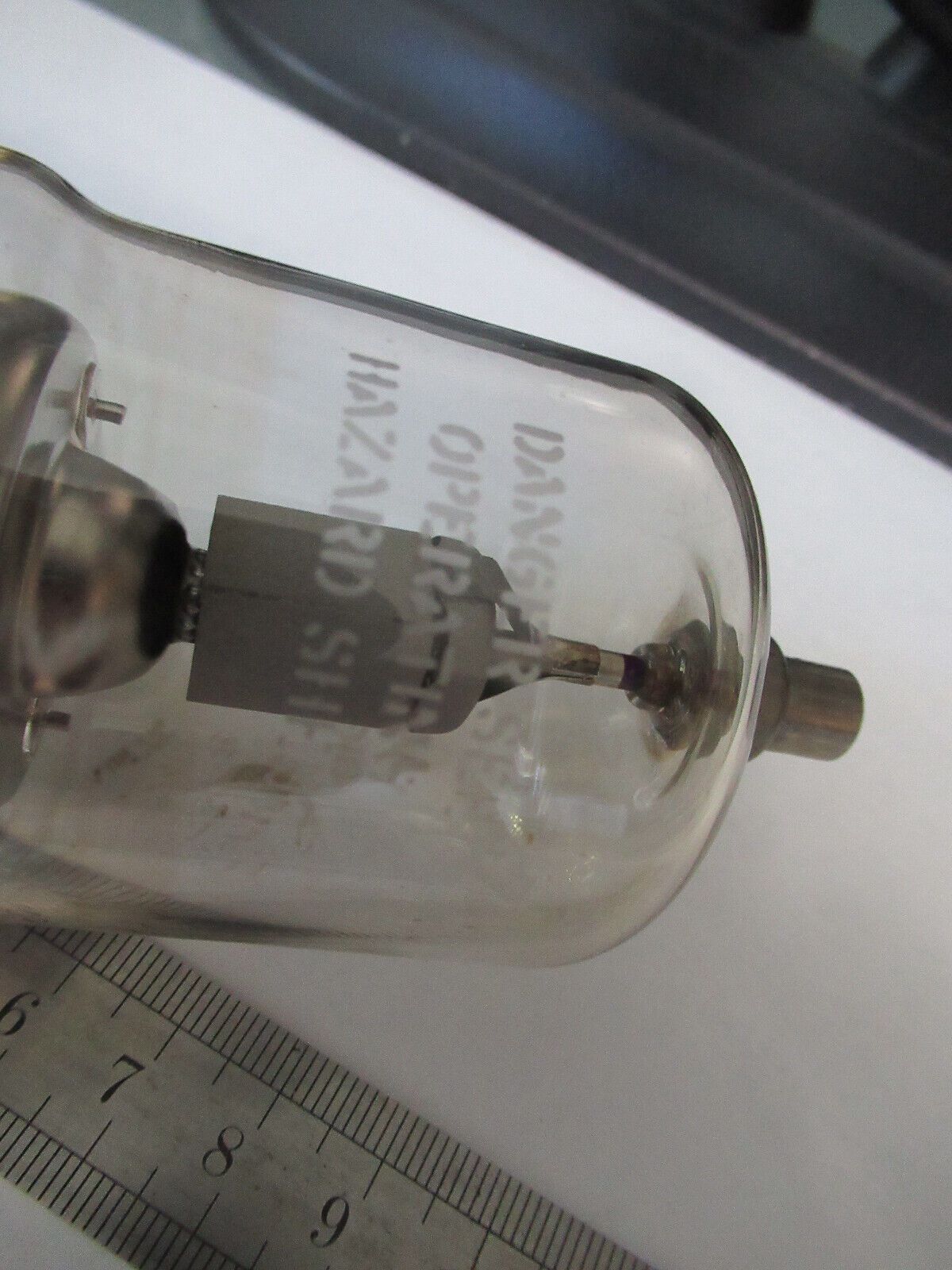 LARGE TRANSMISSION VACUUM TUBE EIMAC USA JAN-8165 AS PICTURED &W7-B-15