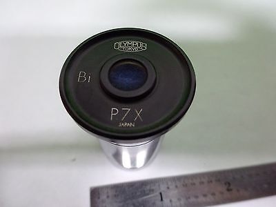 MICROSCOPE EYEPIECE OCULAR OLYMPUS JAPAN P7X Bi OPTICS AS IS BIN#H7-A-20