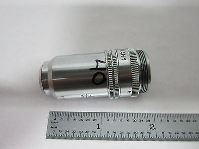 LEITZ WETZLAR GERMANY 40X OBJECTIVE MICROSCOPE OPTICS BIN#J7-15