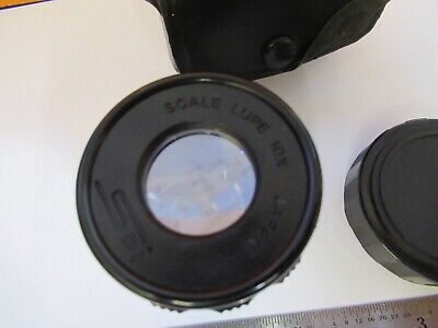 SPI LOUPE LUPE 10X MAGNIFICATION MICROSCOPE PART OPTICS AS PICTURED &50-A-12