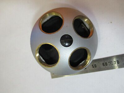 VICKERS UK ENGLAND NOSEPIECE MICROSCOPE PART AS PICTURED P3-A-34