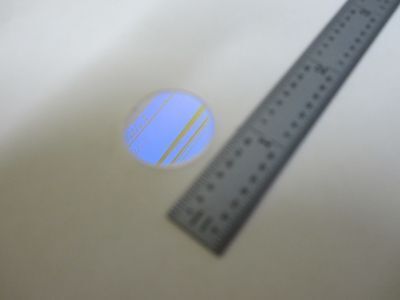 OPTICAL DICHROIC FILTER GLASS OPTICS AS IS BIN#19V-B-29