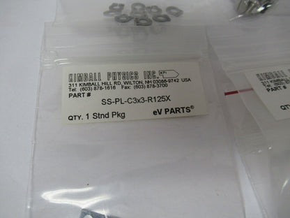 KIMBALL PHYSICS eV LOT PARTS HIGH VACUUM RATED AS PICTURED  #W1-A-32