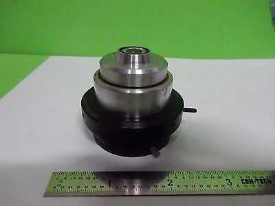 MICROSCOPE PART ZEISS GERMANY SUBSTAGE CONDENSER + FILTER OPTICS AS IS BIN#V8-16