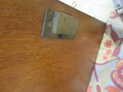 ANTIQUE WATSON UK EMPTY WOOD CABINET for MICROSCOPE AS PICTURED &TD-5