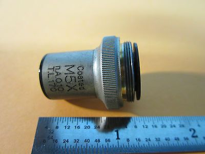 MICROSCOPE PART OBJECTIVE UNITRON M 5X OPTICS BIN#24-92