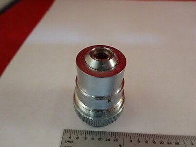 MICROSCOPE PART OBJECTIVE UNKNOWN MAKER OPTICS AS IS #P6-C-12