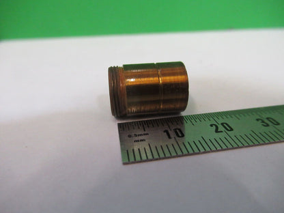 ANTIQUE OBJECTIVE LENS FRANCE MINIATURE RARE MICROSCOPE PART AS PICTURED R7-B-60