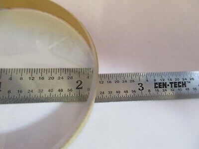 OPTICAL THICK PLANO CONVEX GLASS LENS OPTICS AS PICTURED &A3-B-63