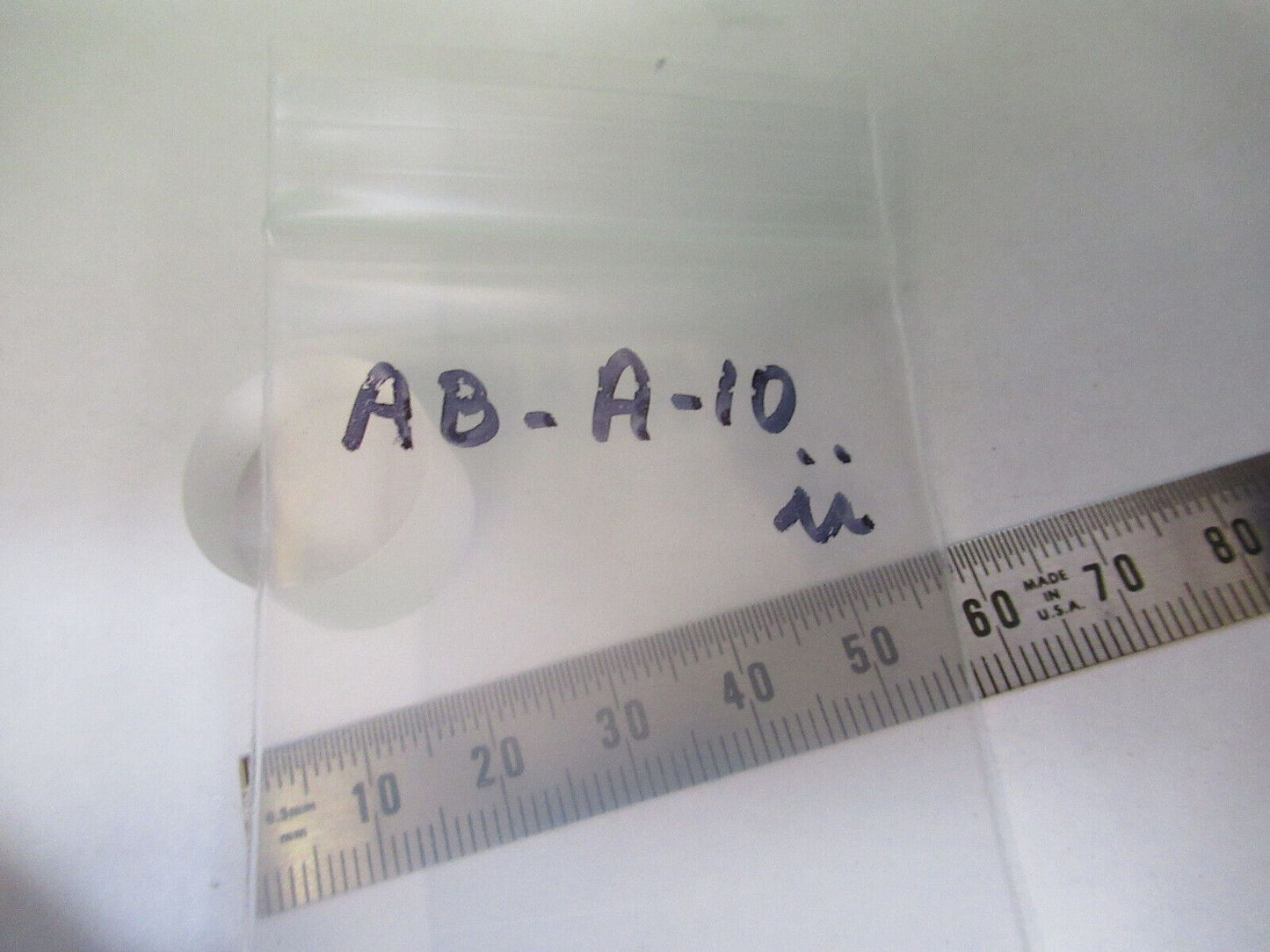 OPTICAL FLAT LENS WINDOW THICK COATED SURFACE OPTICS AS PICTURED &ab-a-10