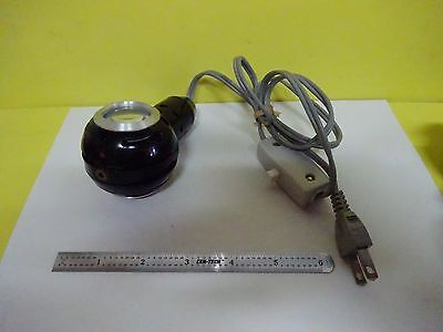 MICROSCOPE PART LAMP ILLUMINATOR + FILTER TESTED OK JAPAN OPTICS AS IS BIN#X4-01