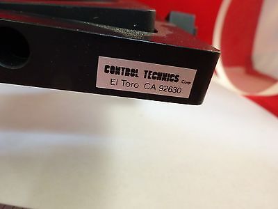 MICROSCOPE INTERFEROMETER TILTING TABLE + FLAT CONTROL TECHNICS OPTICS B#F8-C-01