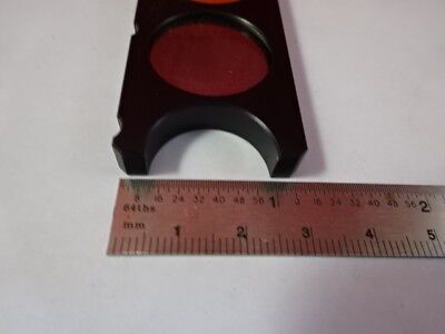 REICHERT LEICA POLYLITE FILTER SLIDE MICROSCOPE PART OPTICS AS IS #91-06