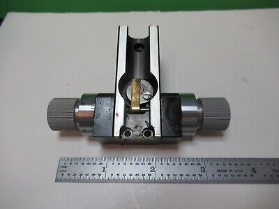 LEITZ WETZLAR MICROMETER KNOBS MICROSCOPE PART OPTICS &17-A-35