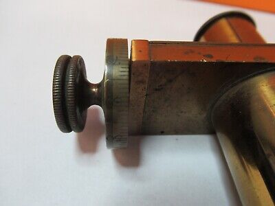 FOR PARTS ANTIQUE BRASS COLLIMATOR MICROSCOPE FILAR OPTICS AS PICTURED &7B-B-02