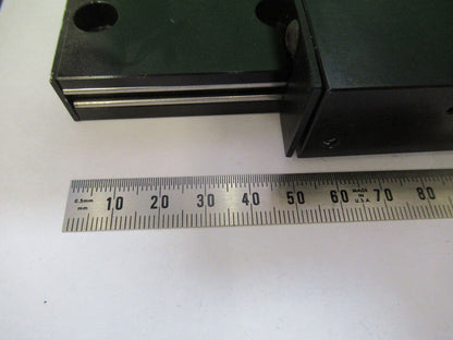 OPTICS PARKER BALL BEARING LINEAR SLIDE POSITIONING  AS PICTURED &Z5-A-50