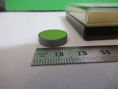 OPTICAL SILICON METAL LENS GOLD PLATED INFRARED LASER OPTICS AS PICTURED H3-A-83