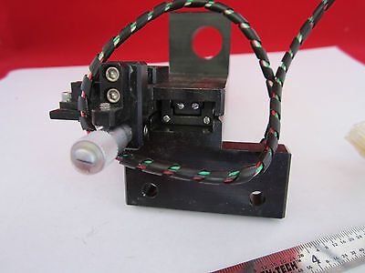 OPTICAL FIXTURE POSITIONER MICROMETER AS IS LASER OPTICS  BIN #7C