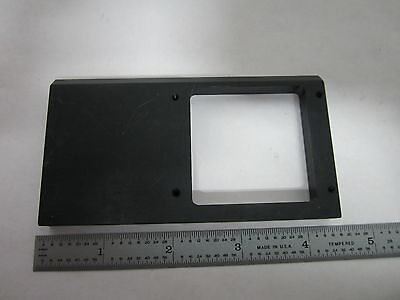 OPTICAL ALUMINUM FIXTURE FOR SQUARE FILTER LASER OPTICS AS IS BIN#J9