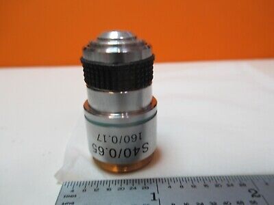 AMSCOPE OBJECTIVE 40X MICROSCOPE PART OPTICS AS PICTURED &FT-5-38