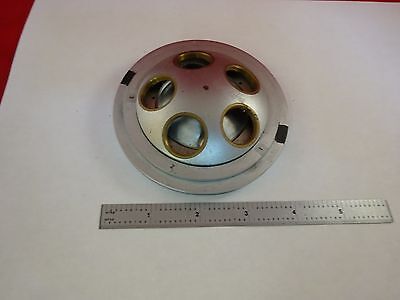 FOR PARTS MICROSCOPE NOSEPIECE TURRET NIKON JAPAN AS IS  BIN#L3-E-14