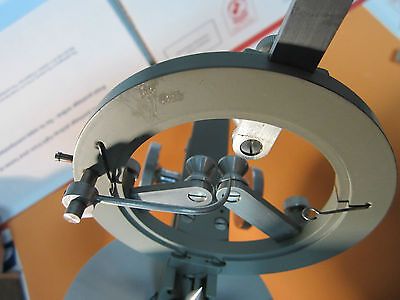 GONIOMETER-TEIL RÖNTGENBEFRUCHTUNG ODER OPTIK-PROBENHALTER MIT MIKROMETER BIN#16