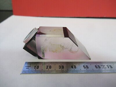 BAUSCH LOMB GLASS PRISM ASSEMBLY MICROSCOPE PART AS PICTURED &87-FT-A1