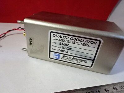 WENZEL MITEQ 5 MHz NIEDRIGES PHASENRAUSCH-QUARZOSZILLATOR-FREQUENZSTANDARD #6V-A-33