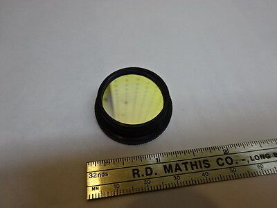 OPTICAL FILTER OPTICS AS IS #81-07