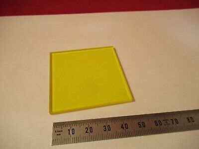 OPTICAL GLASS YELLOW FILTER PRO OPTICS AS PICTURED &T6-A-03